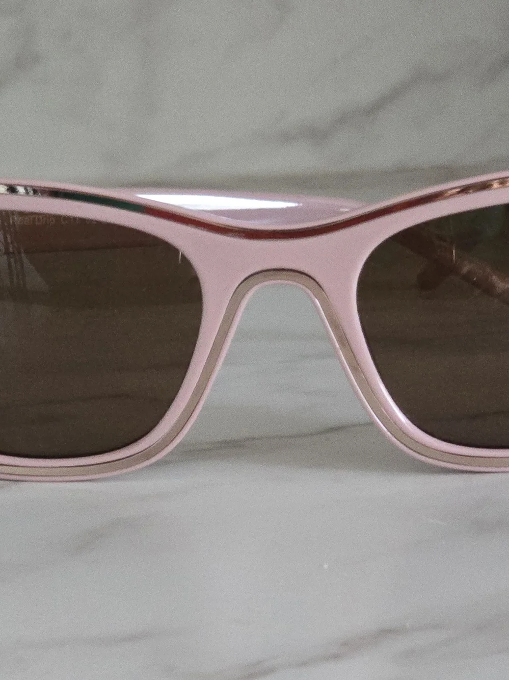 Prive' Revaux Pink Cat Eye Sunglasses with Gold Logo